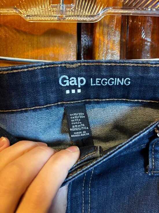 Gap Legging Women's Dark Wash Jeans Size 10/30 - Picture 2 of 6